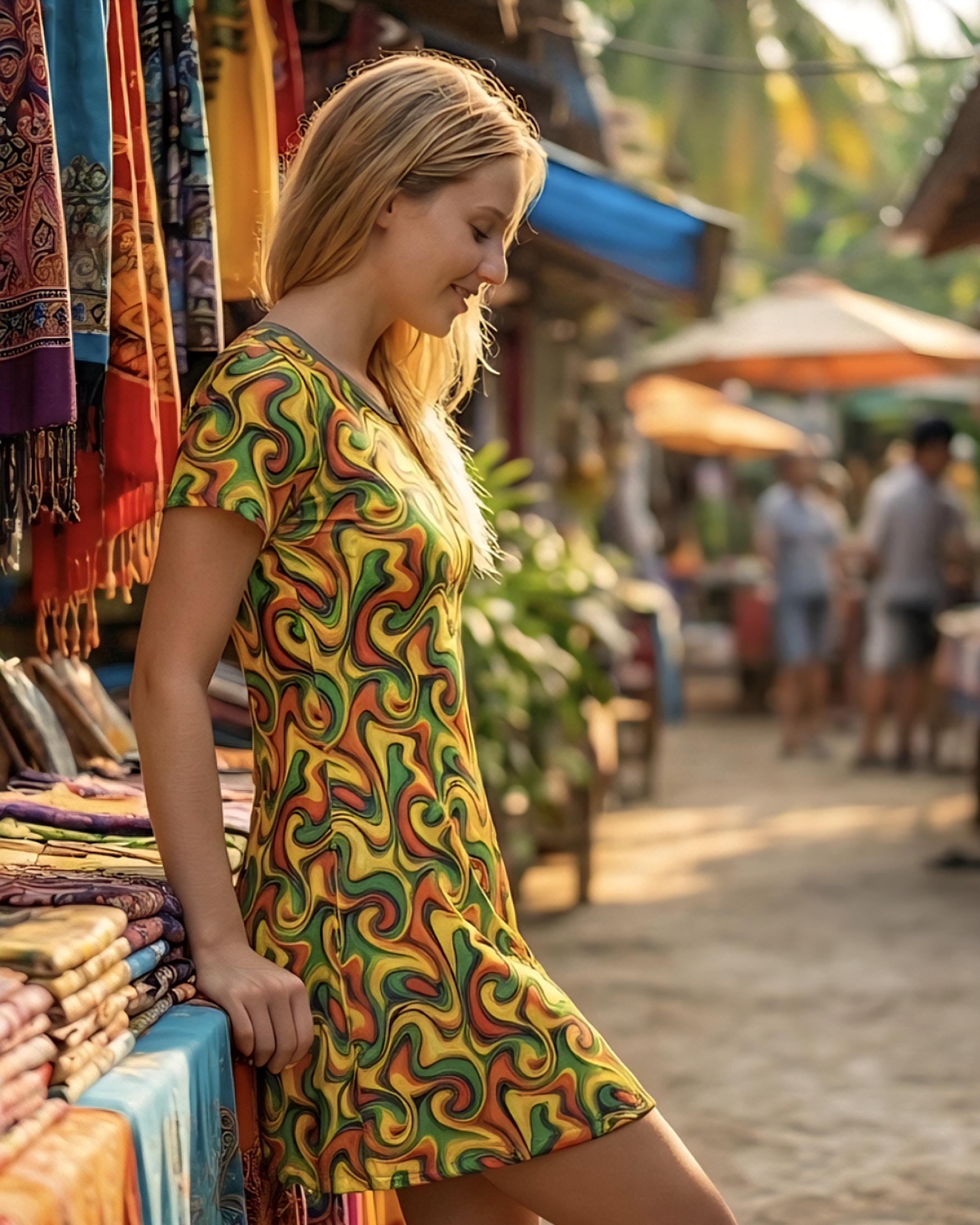 Tomboy Trip T-Shirt Dress: Summer Comfort Clothing