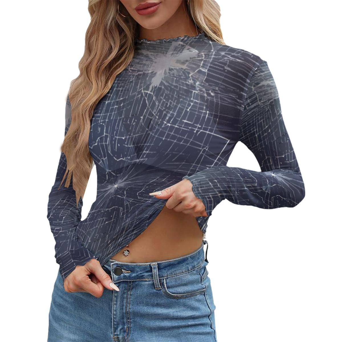 All-Over Print Women's Mesh T-shirt