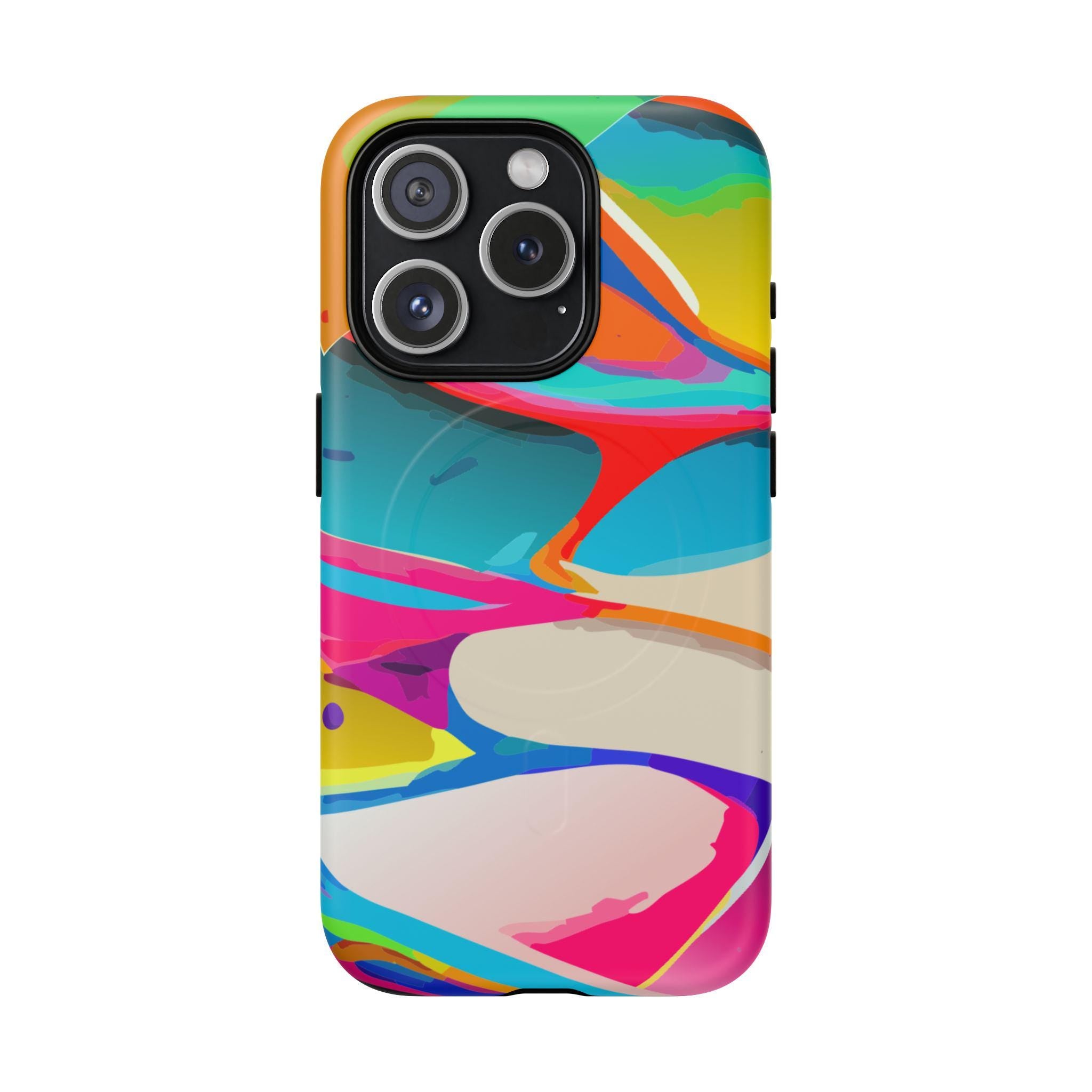 Abstract Color Splash Phone Case | Tough Magnetic Case