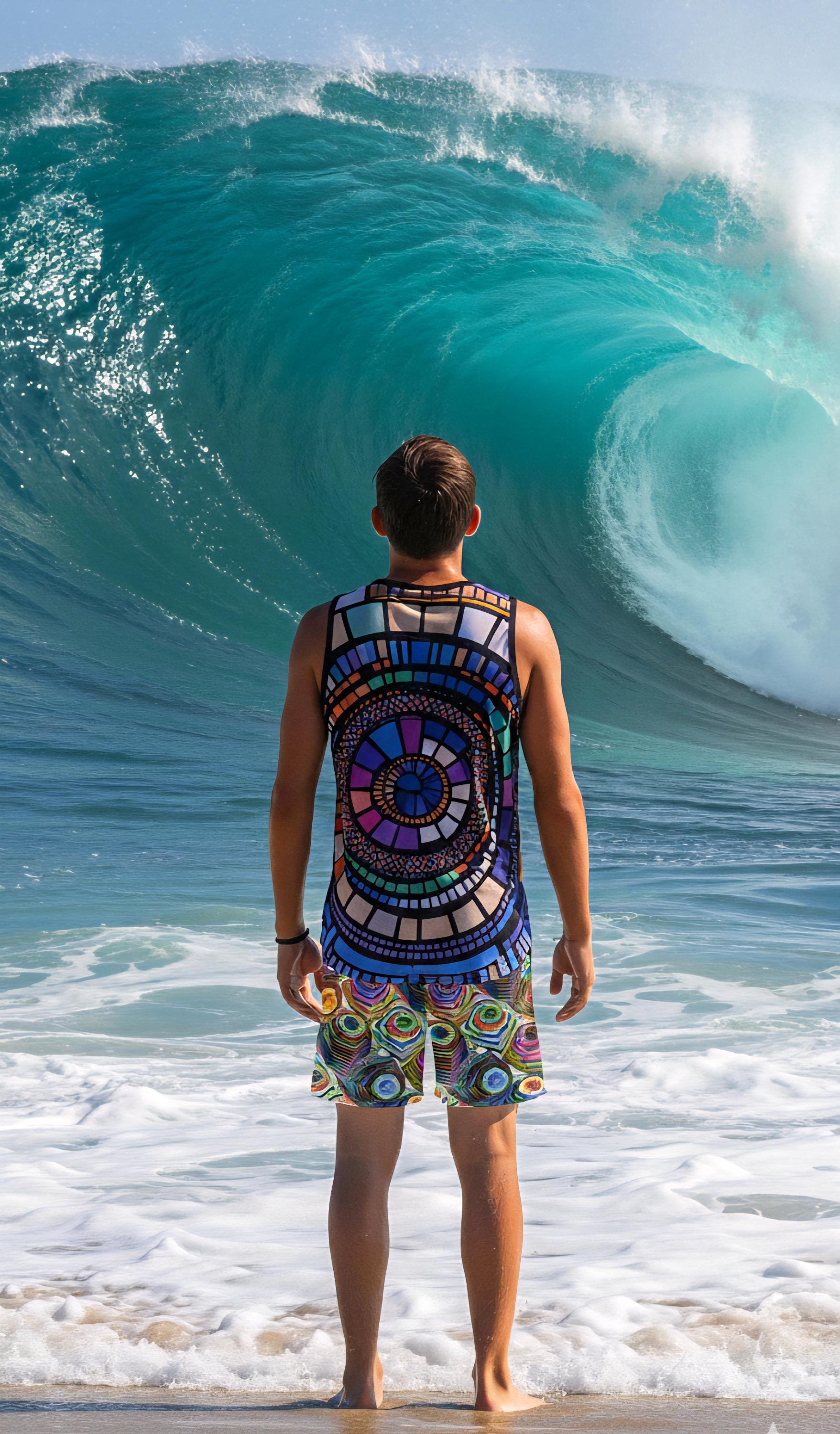 Dazzle the Court: Unleash Your Game with Our Hypnotic Spiral Basketball Jersey!