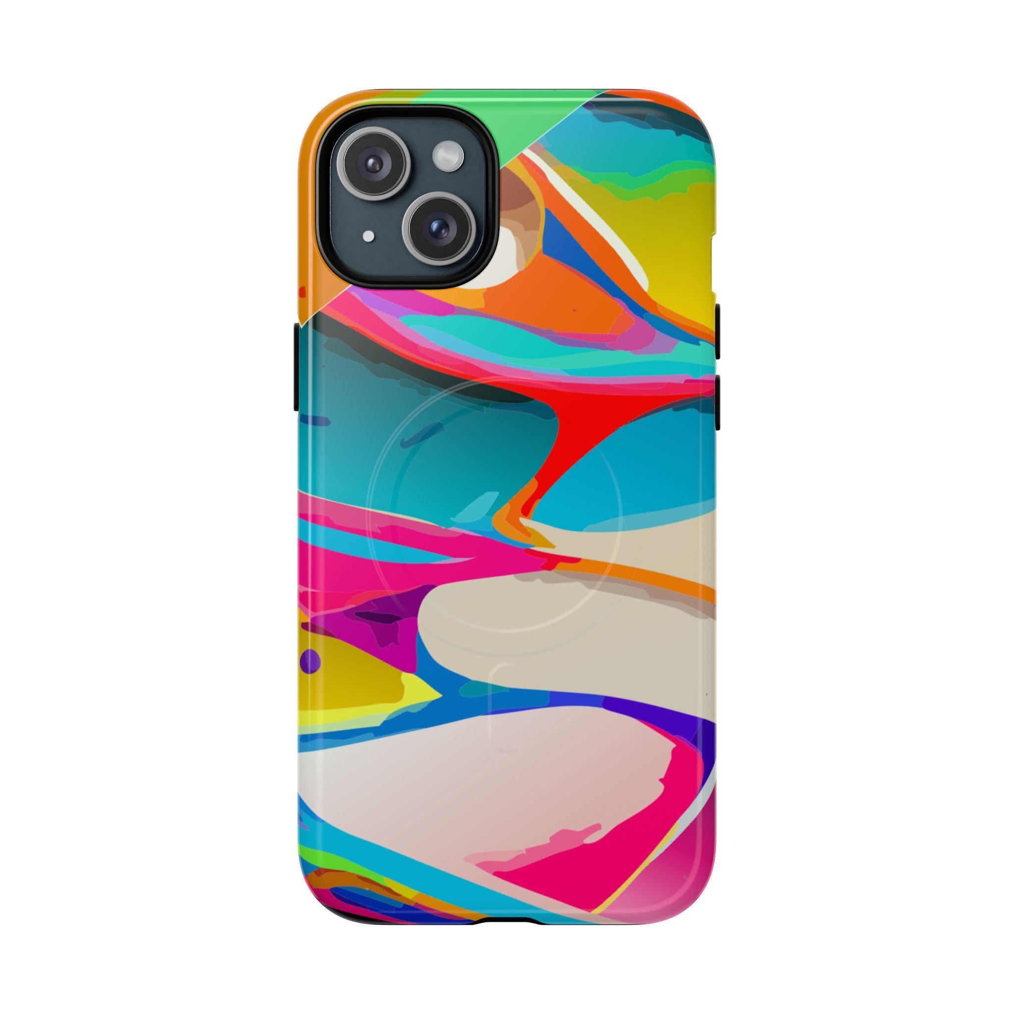 Abstract Color Splash Phone Case | Tough Magnetic Case