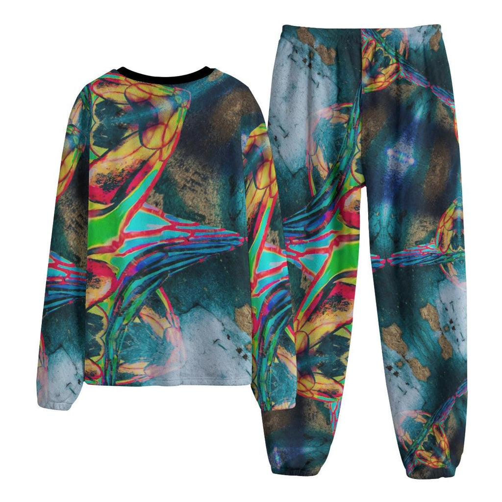All-Over Print Unisex Thicken Pajama Suit
