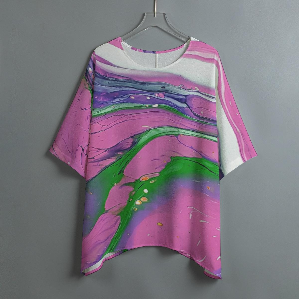 All-Over Print Women's Bat Sleeve Shirt