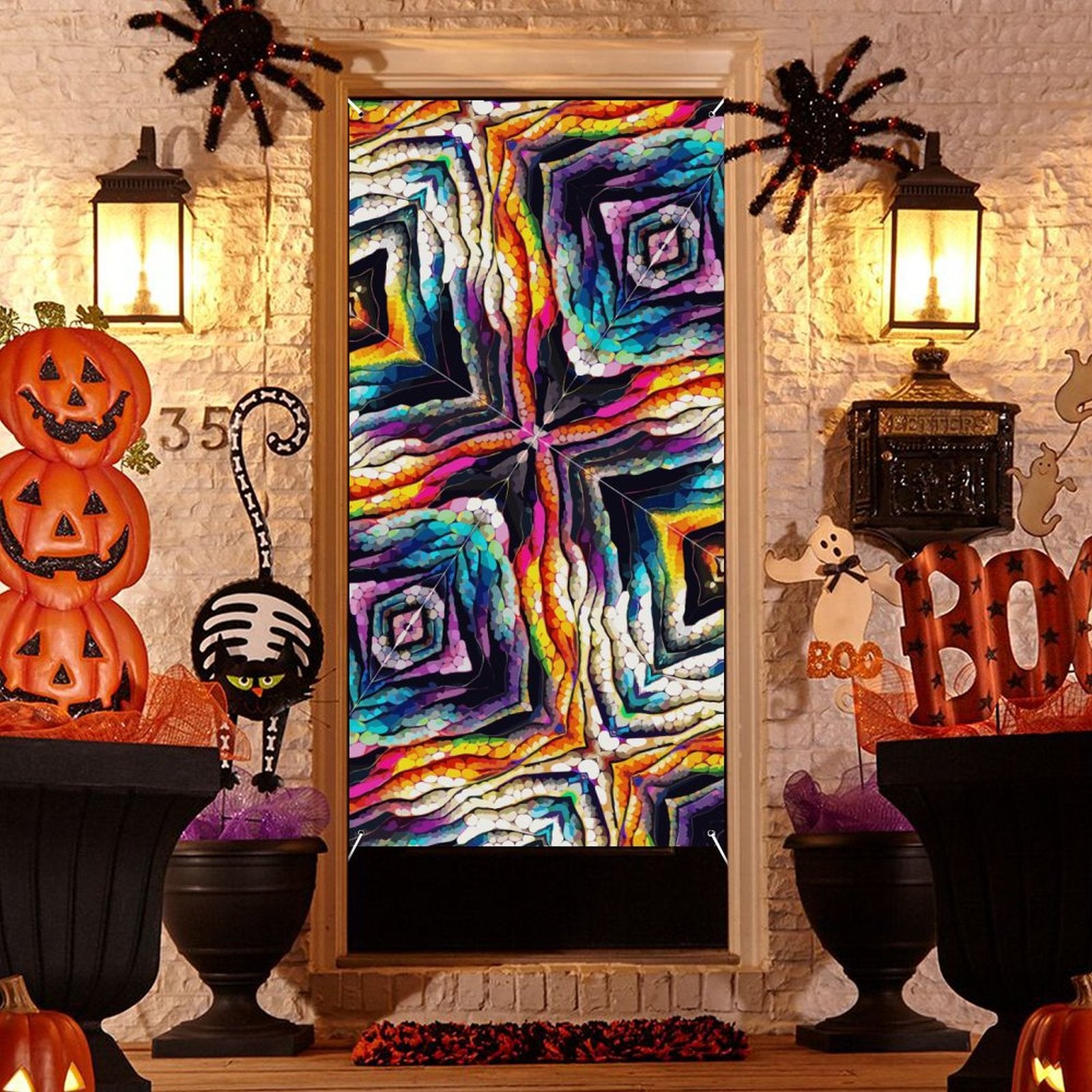 Decorative Door Curtain-35.43"×70.87 "/90x180cm