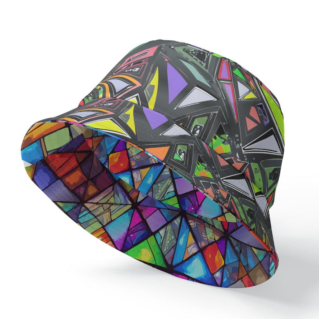 Stained Glass Rave All-Over Print Bucket Hat