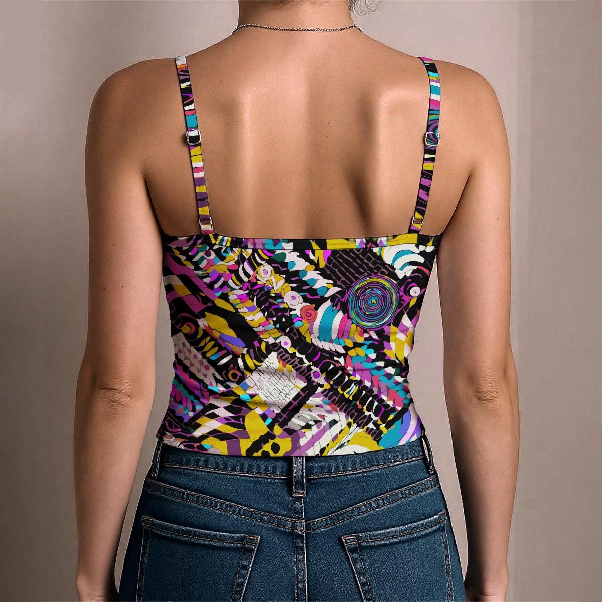 All-Over Print Women's Spaghetti Strap Tank Top
