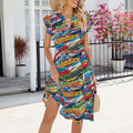 All-Over Print Women's Midi Dress
