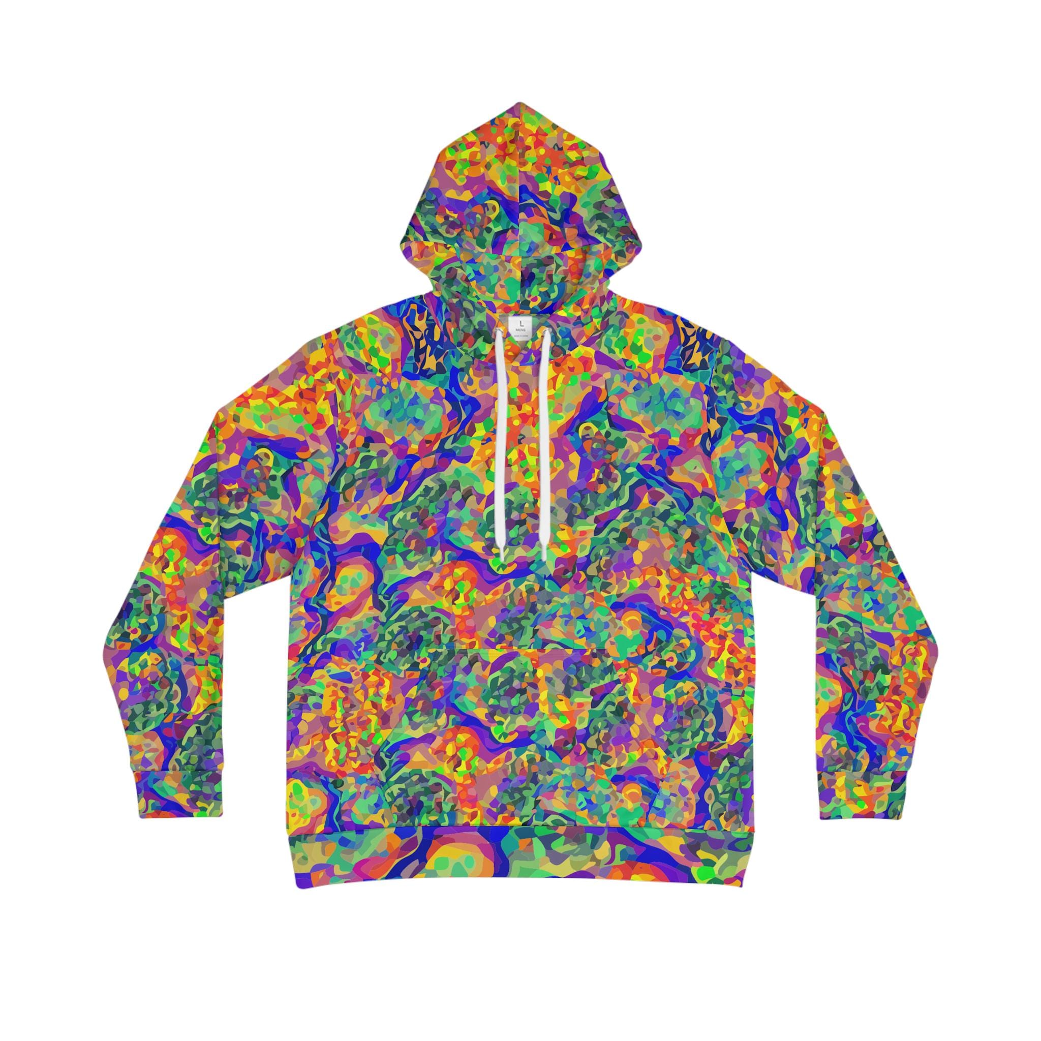 Chameleon Shiny Vibrant Colors Hoodie | All-Over Print